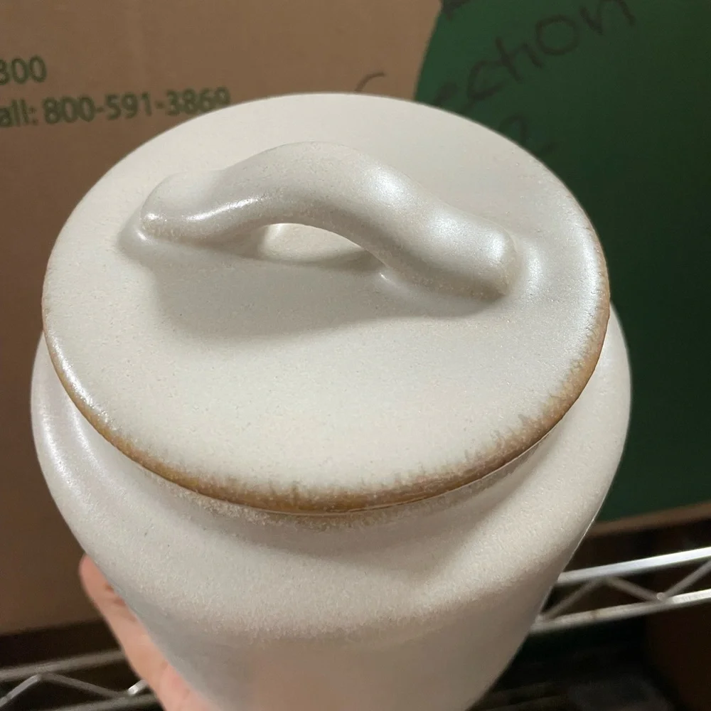 Stoneware Canister from Threshold designed with Studio McGee
